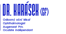Dr. Karásek (Gf) - Oční medicina, kontaktní čočky